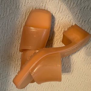 Bershka jelly sandals